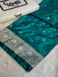 Mashru Silk Banarasi booti Saree Zari Border Pallu
