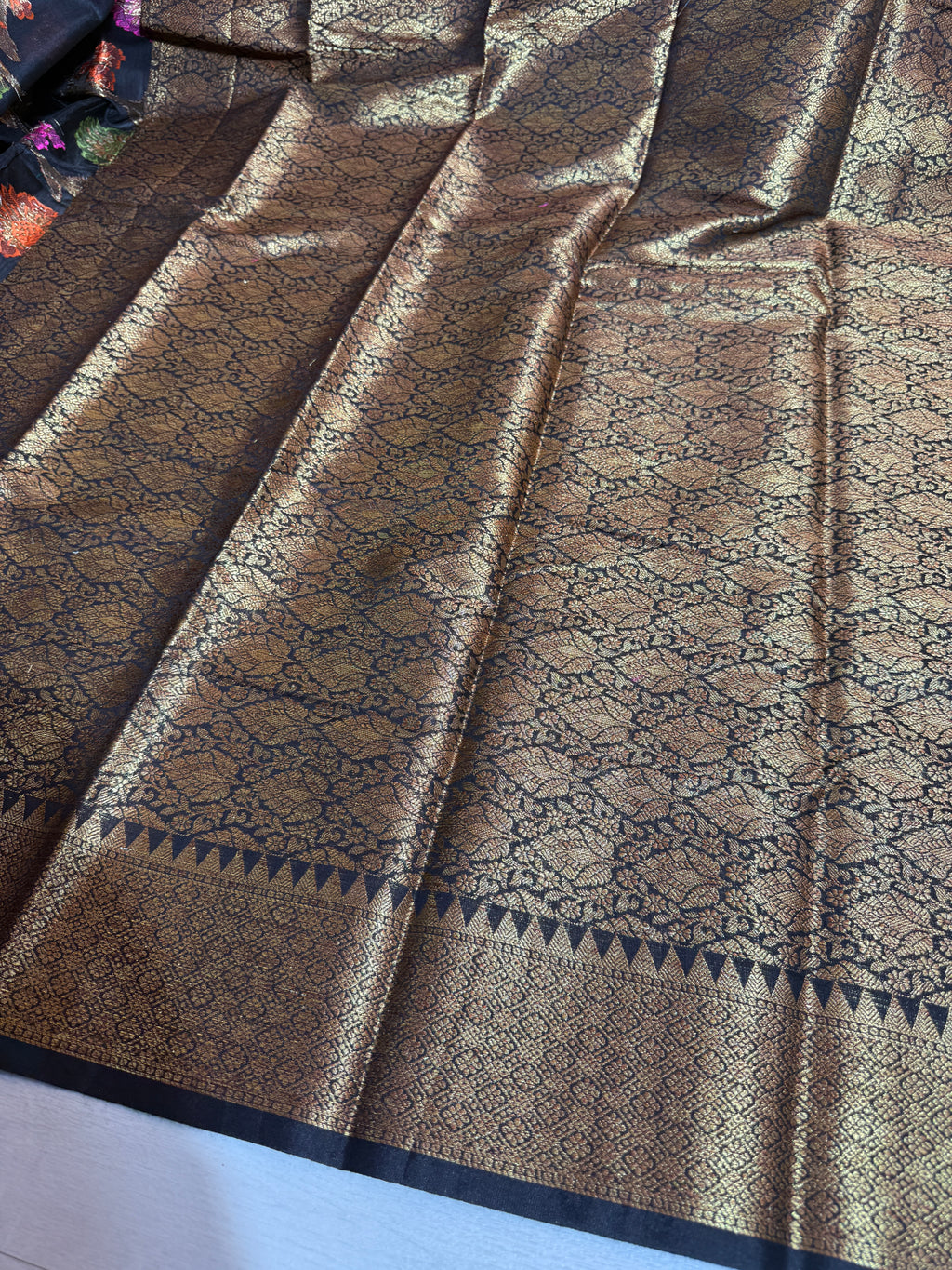Soft Eri Silk Banarsi Weaving Jaal Pattern Saree
