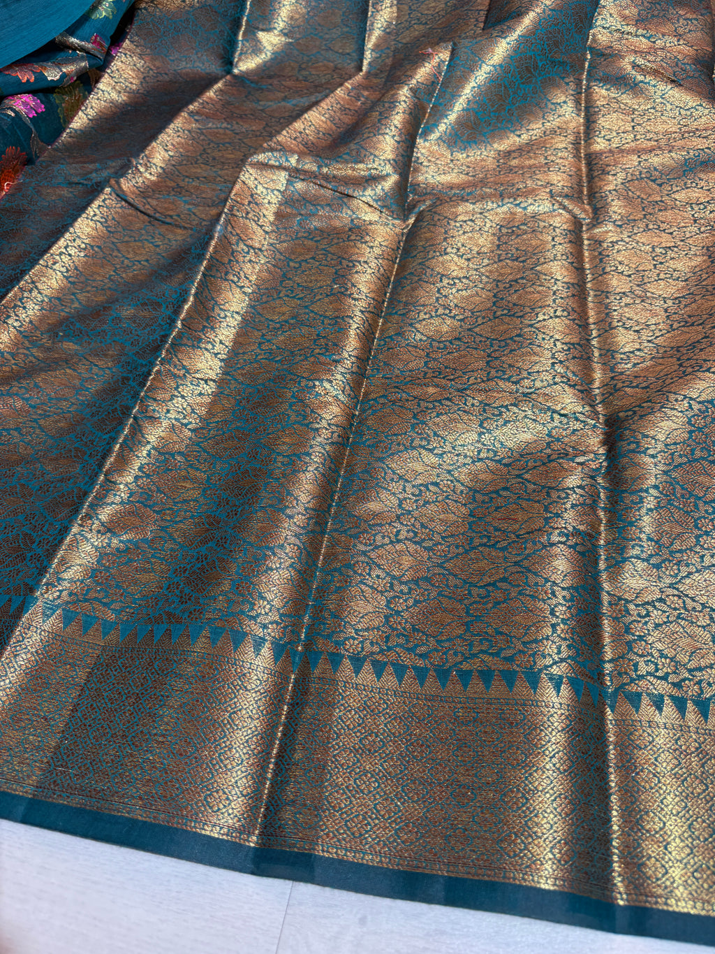 Soft Eri Silk Banarsi Weaving Jaal Pattern Saree