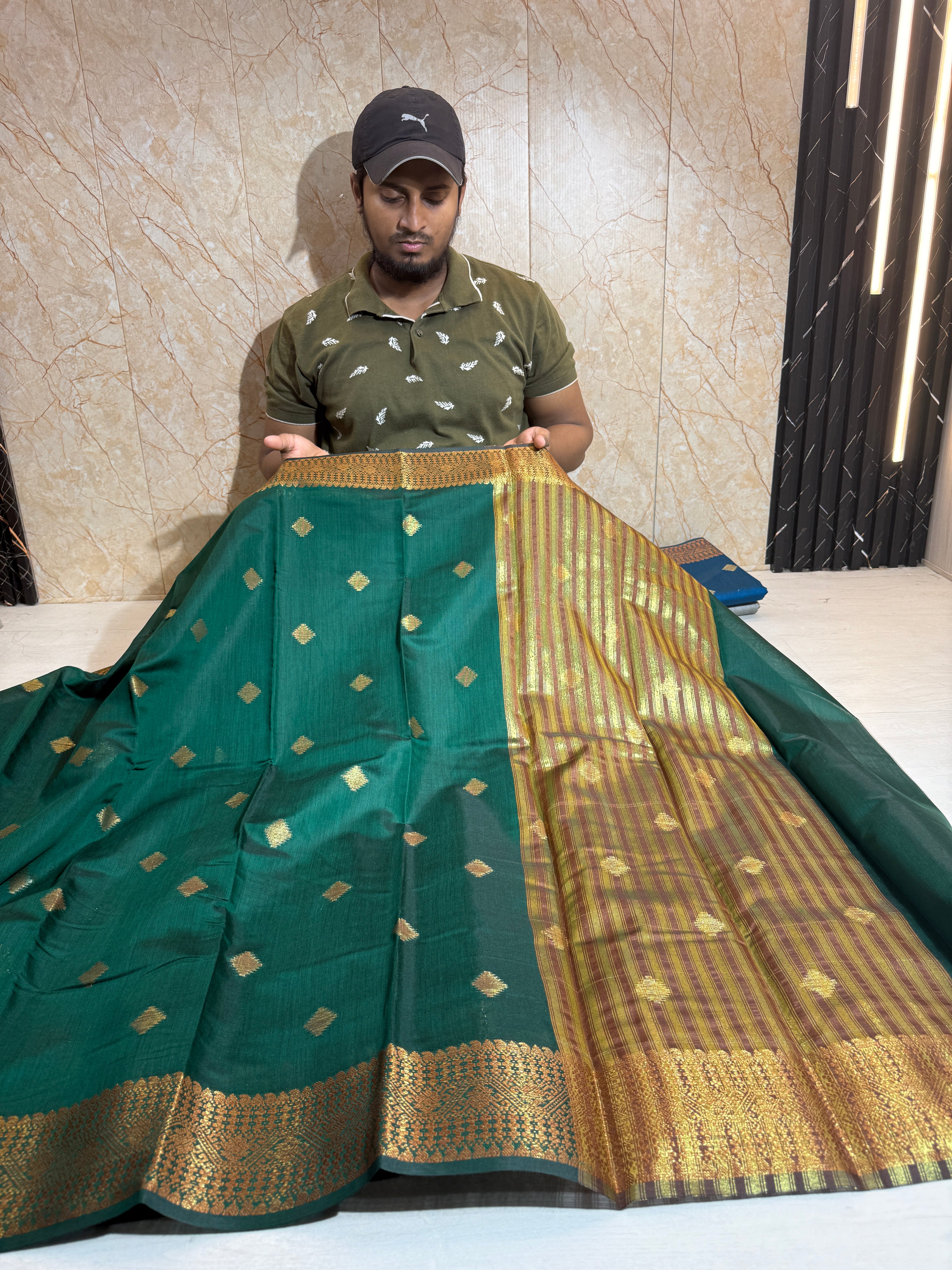 Soft Eri Silk Banarsi Weaving Buti Design Saree