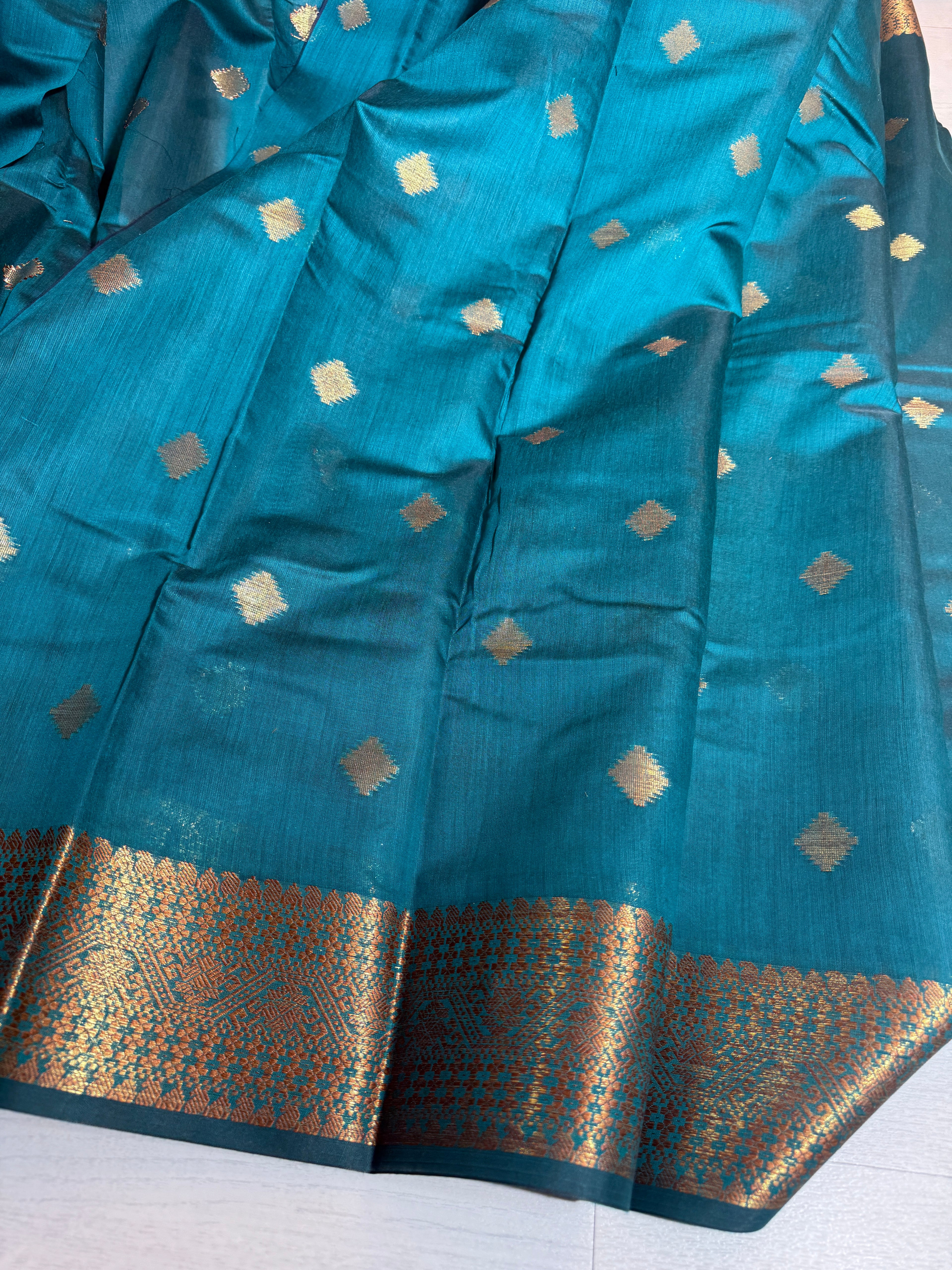Soft Eri Silk Banarsi Weaving Buti Design Saree