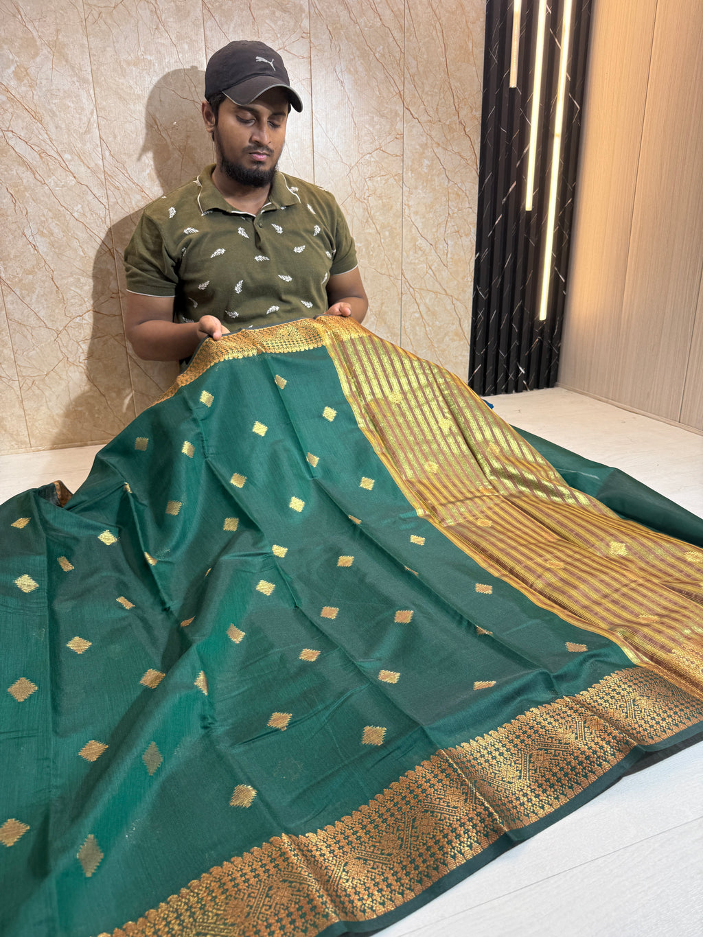 Soft Eri Silk Banarsi Weaving Buti Design Saree