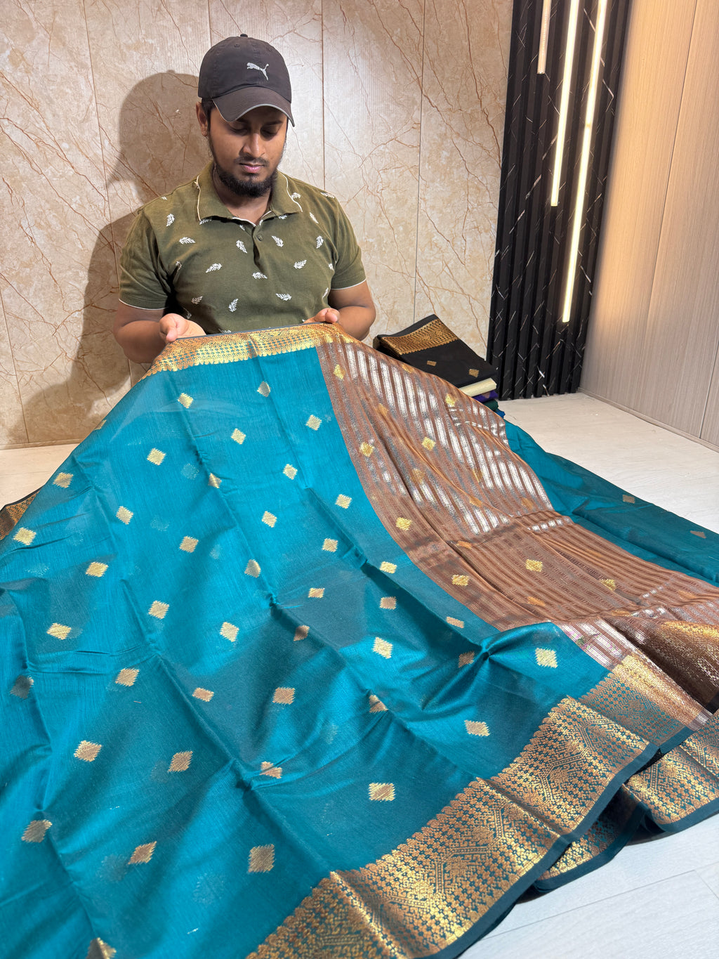 Soft Eri Silk Banarsi Weaving Buti Design Saree