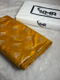 Mashru Silk Banarasi Booti Saree Zari Border Pallu