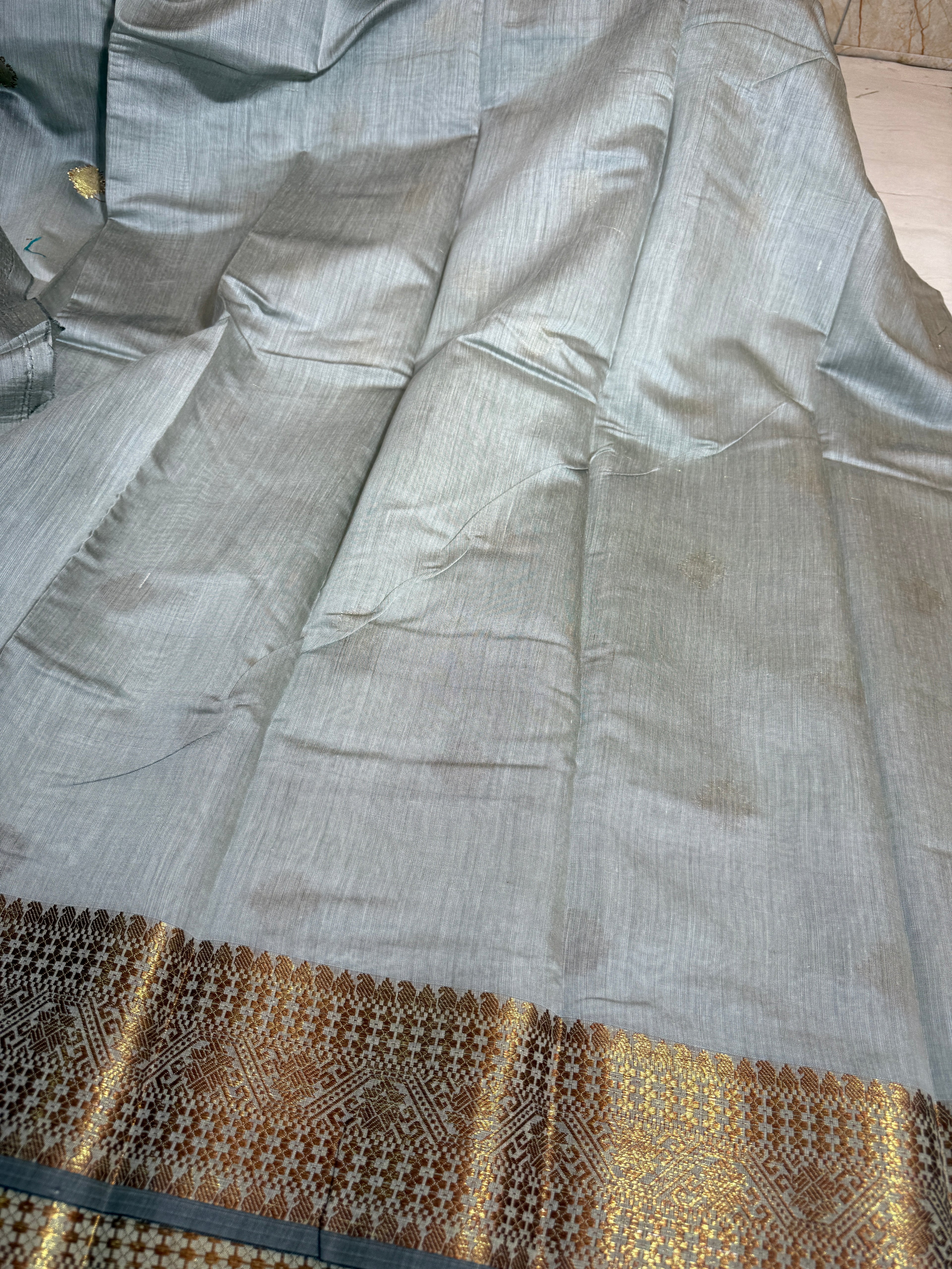 Soft Eri Silk Banarsi Weaving Buti Design Saree
