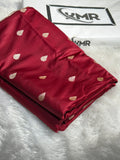 Mashru Silk Banarasi Booti Saree Zari Border Pallu