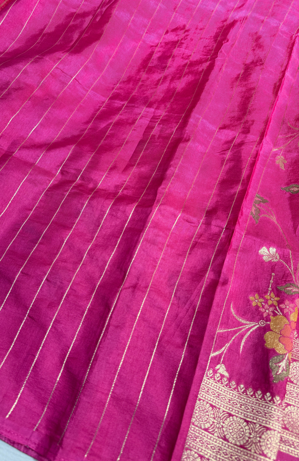 Premium Munga Silk Banarasi Saree With Rich Zari Pallu And Border