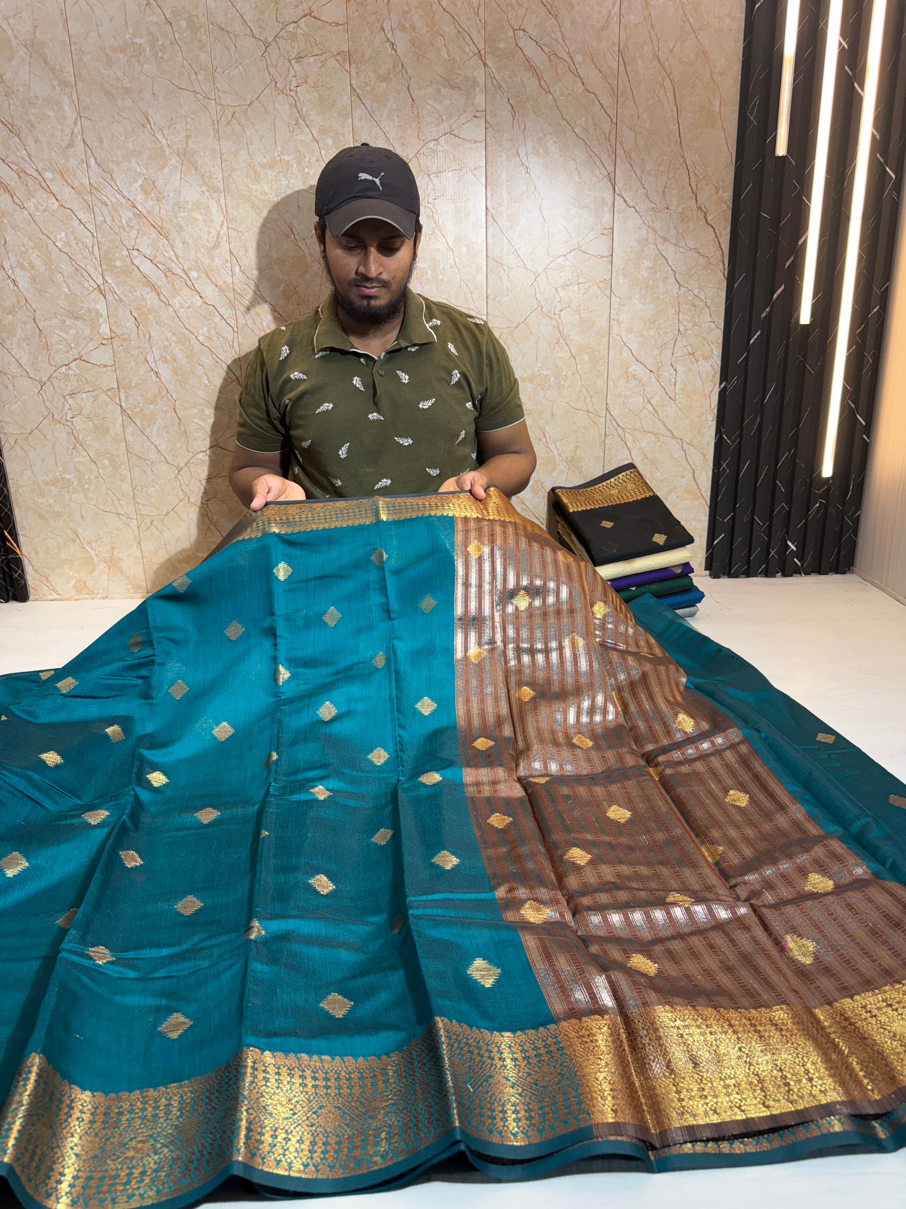 Soft Eri Silk Banarsi Weaving Buti Design Saree