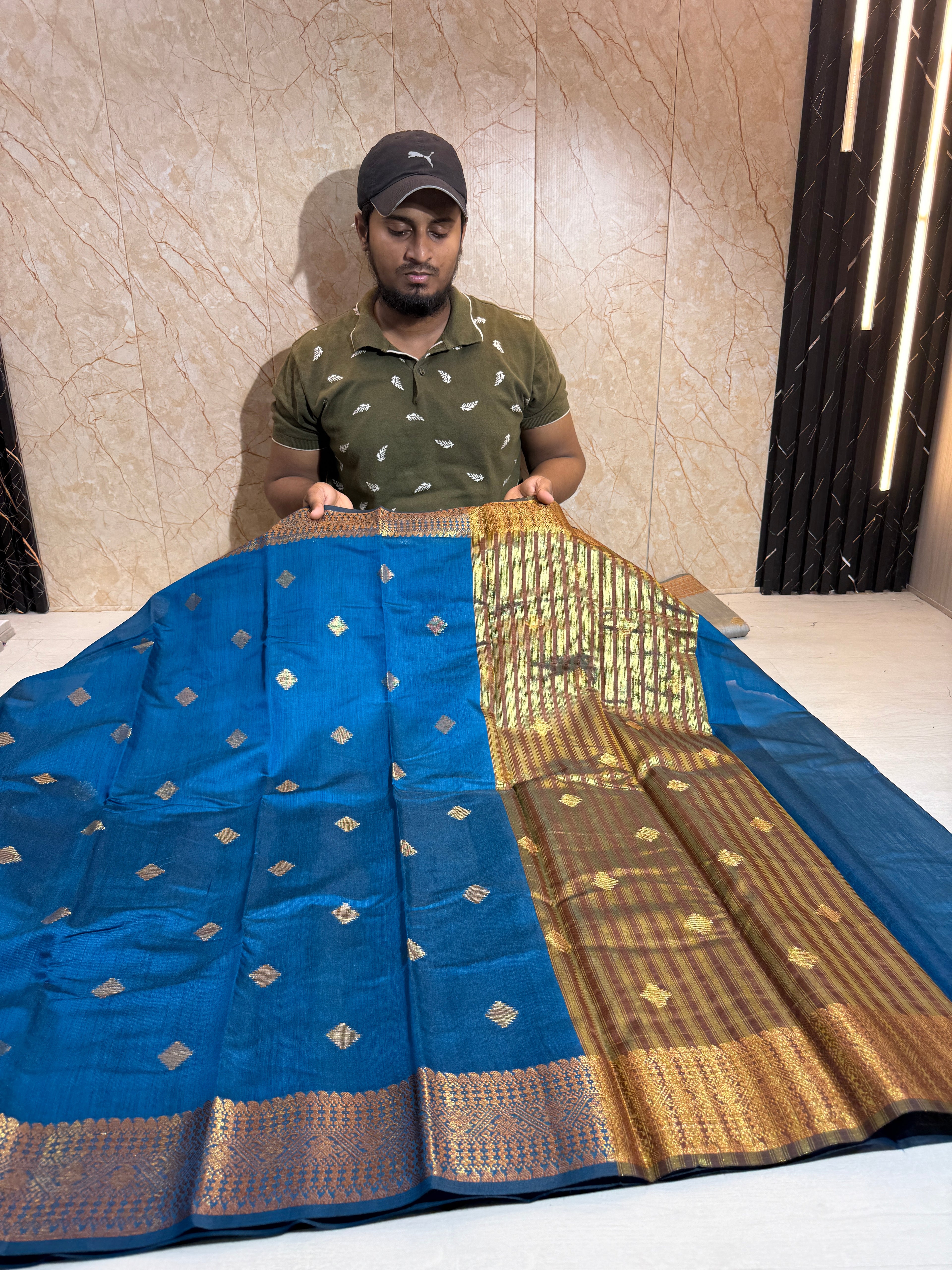 Soft Eri Silk Banarsi Weaving Buti Design Saree