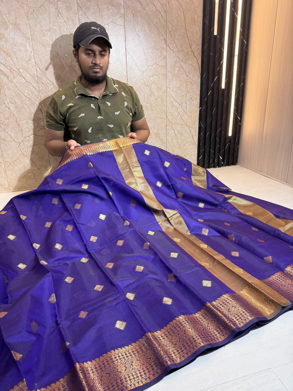 Soft Eri Silk Banarsi Weaving Buti Design Saree