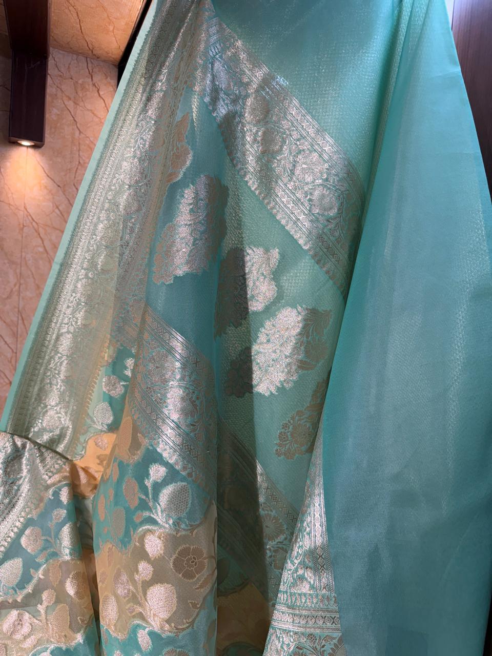 Kora Organza Silk Designer Saree