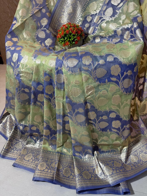 Kora Organza Silk Designer Saree