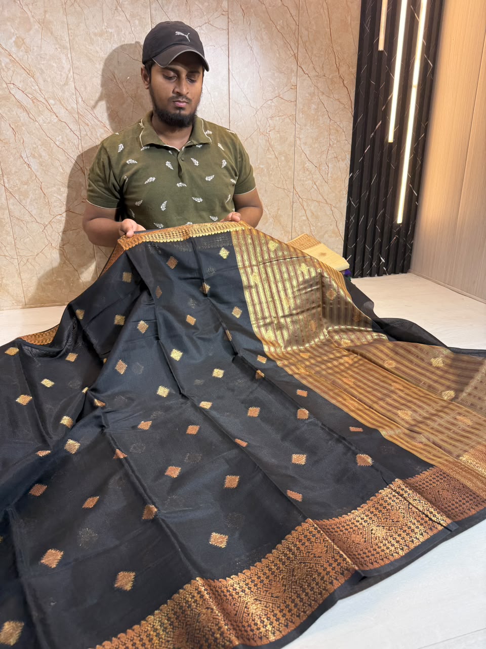 Soft Eri Silk Banarsi Weaving Buti Design Saree