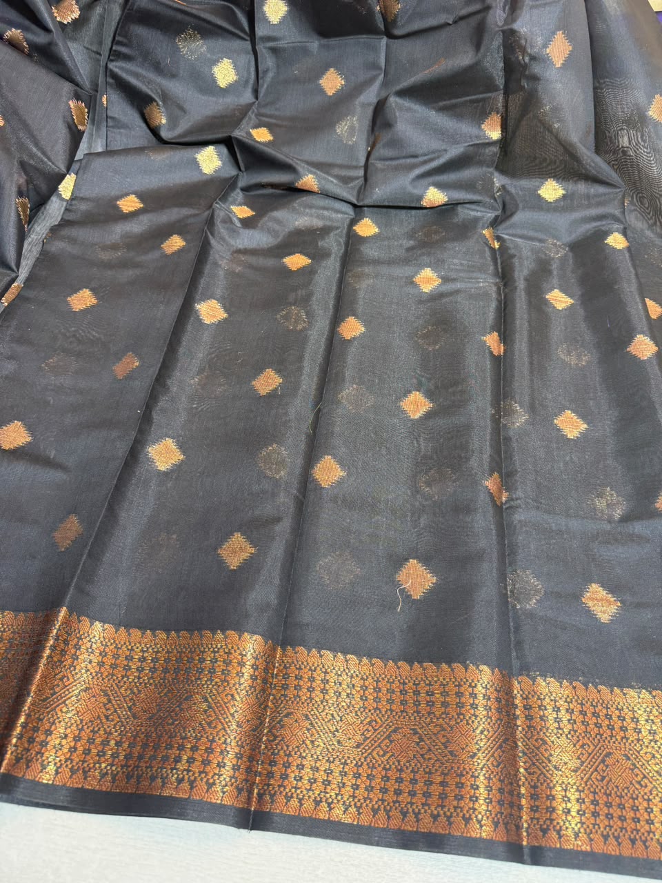 Soft Eri Silk Banarsi Weaving Buti Design Saree