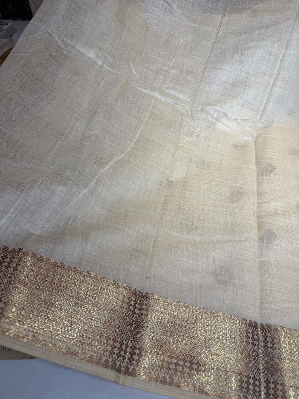 Soft Eri Silk Banarsi Weaving Buti Design Saree